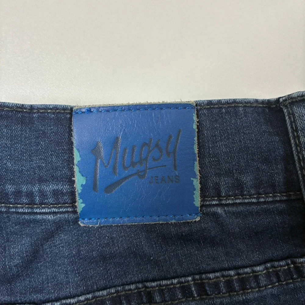 Mugsy Fultons Jeans‎ Men 34x33 Dark Wash Stretch Straight Leg (Tag 36x34)